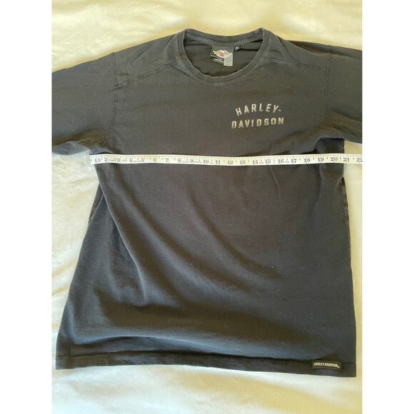 Harley-Davidson Winged Logo Black T-Shirt Men’s Large - Picture 3 of 8